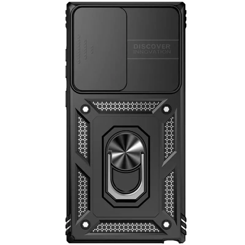 Протиударний чохол Serge Ring з захистом камери на Samsung Galaxy S23 Ultra – Чорний. Фото 4 з 9
