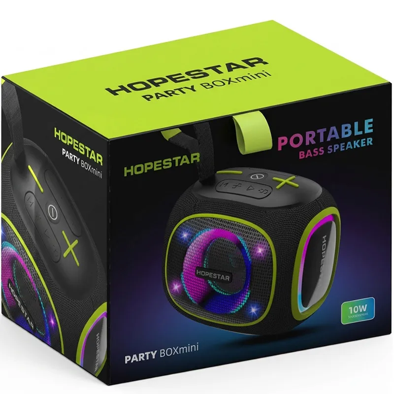 Bluetooth колонка Hopestar PartyBox mini 10W – Black. Фото 3 з 3