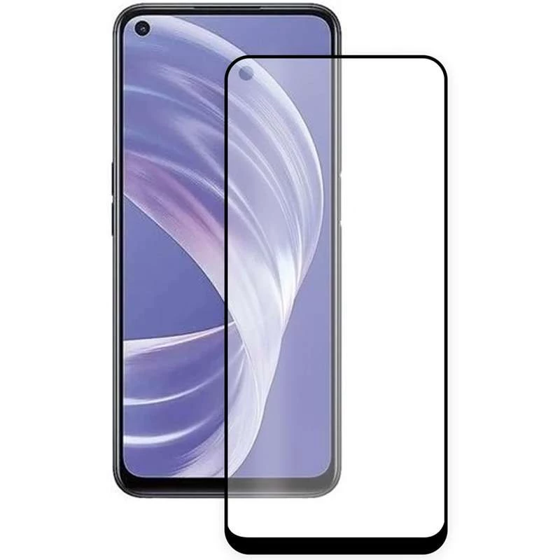 

Защитное стекло 2.5D CP+ для Oppo A54 4G (Черный), Чорний