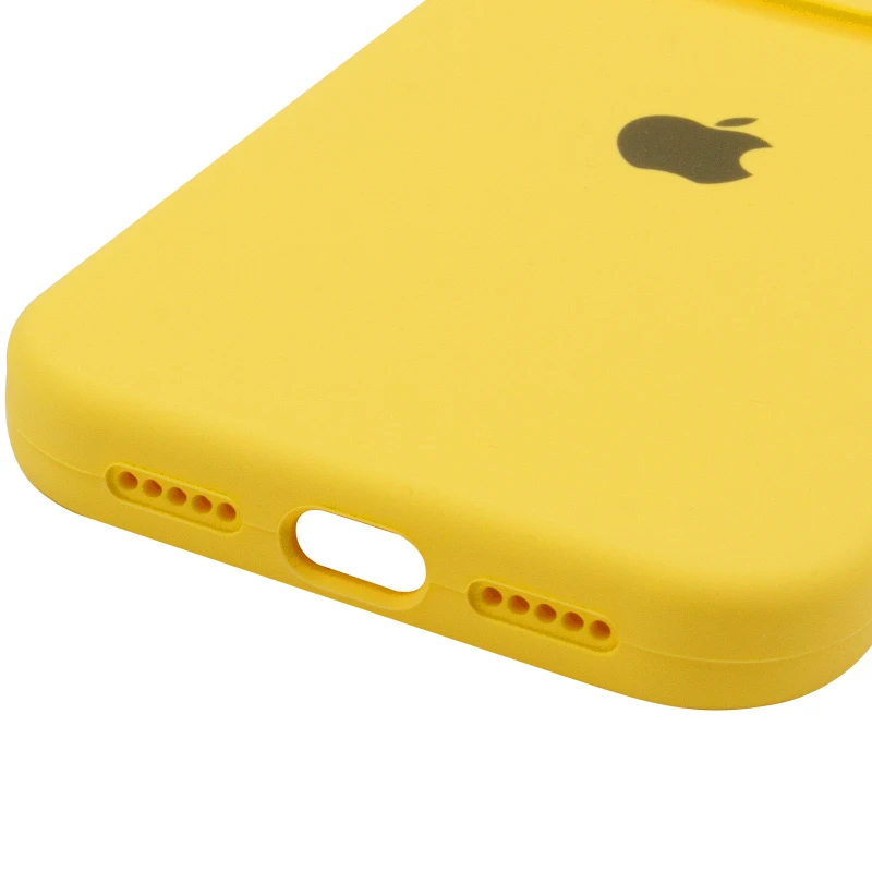 Чехол Silicone Case с защитой камеры для Apple iPhone 13 Pro Max (6.7") – Желтый / Yellow. Фото 12 из 18