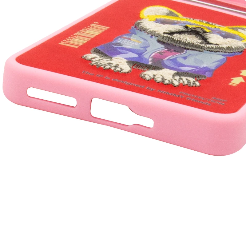 TPU+PC чохол з тваринами для Xiaomi Redmi Note 13 Pro 5G – Pink Dog. Фото 11 з 13