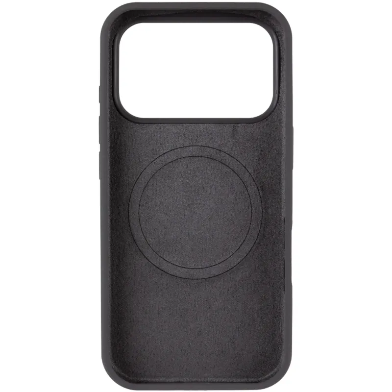 Чохол Silk (AA) NO LOGO with Magnetic Fit для Apple iPhone 17 Pro (6.3") – Сірий / Dark Gray. Фото 4 з 6