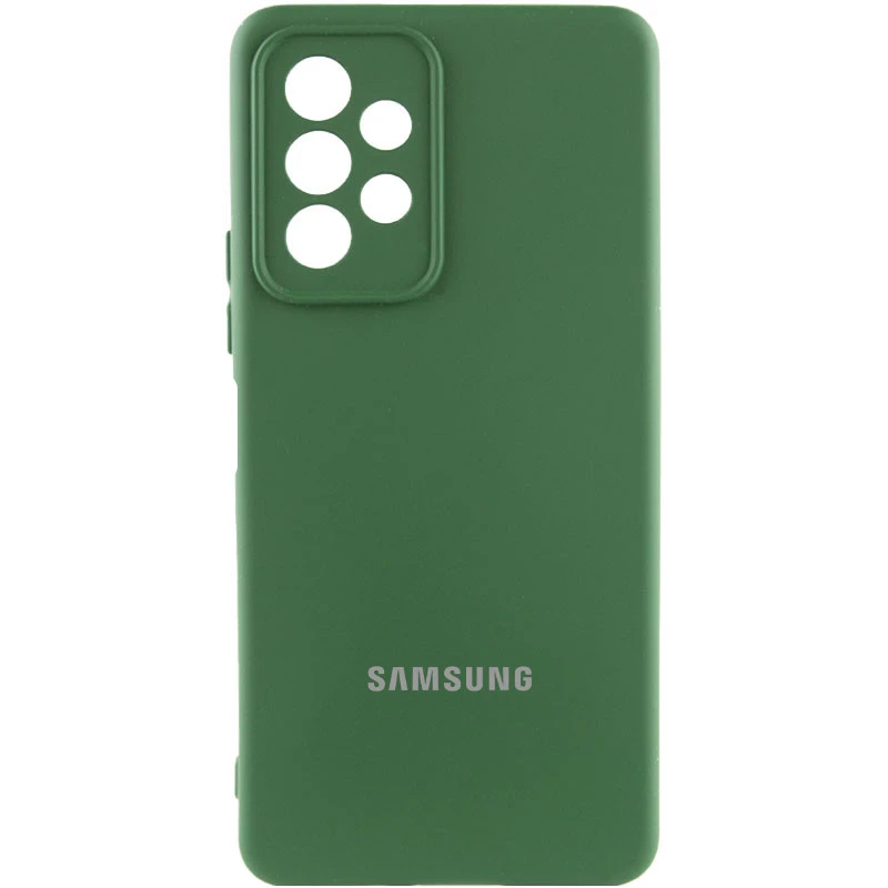 Чохол Silicone Case Lakshmi Premium L з закритою камерою на Samsung Galaxy A13 4G – Зелений / Cyprus Green. Фото 1 з 2
