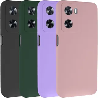 Чехол Silicone Case Lakshmi Premium з закритою камерою на Oppo A57s