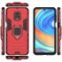 Противоударный чехол Transformer с кольцом для Xiaomi Redmi Note 9s / Note 9 Pro / Note 9 Pro Max – Красный / Dante Red. Фото 3 из 5