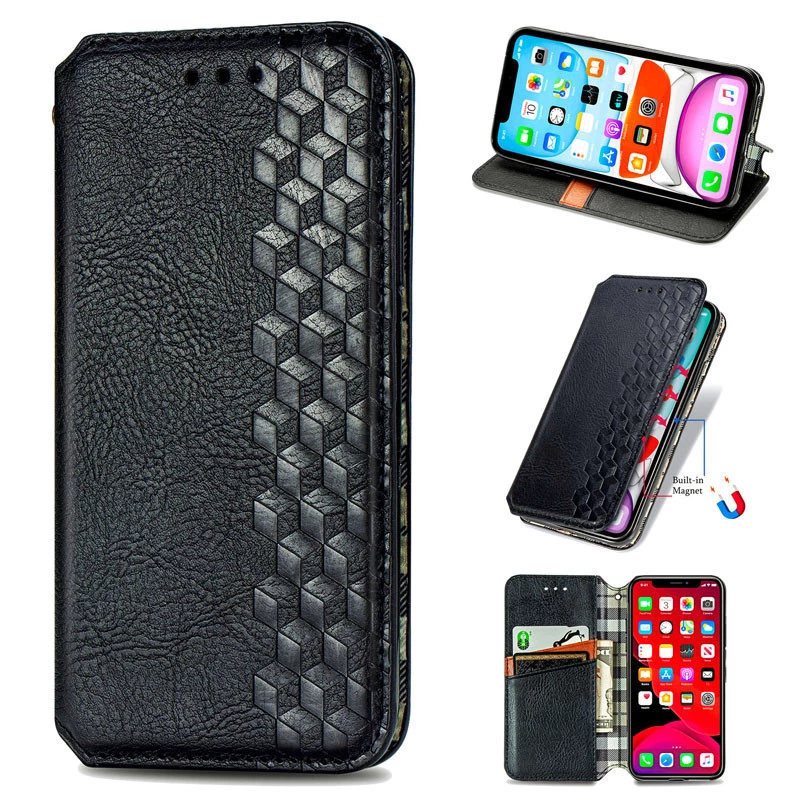 Чехол-книжка GETMAN кубик для Samsung Galaxy M13 4G – Черный. Фото 3 Чехол-книжка GETMAN кубик для Samsung Galaxy M13 4G – Черный. Фото 3 из 4
