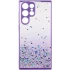 Чехол с блестками и защитой камеры для Samsung Galaxy S22 Ultra – Сиреневый. Фото 4 из 10