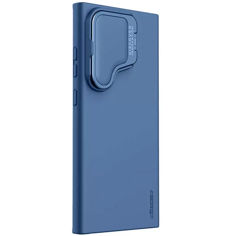 Силиконовая накладка Nillkin Camshield Silky Prop для Samsung Galaxy S24 Ultra – Blue. Фото 6 из 14
