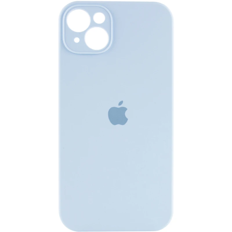 Чехол Silicone Case с защитой камеры для Apple iPhone 13 (6.1") – Голубой / Sweet Blue. Фото 2 из 7