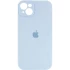 Чехол Silicone Case с защитой камеры для Apple iPhone 15 Plus (6.7") – Голубой / Sweet Blue. Фото 1 из 6