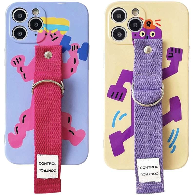 

Чохол Funny Holder з кольоровим ремінцем на Apple iPhone 11 Pro (5.8")