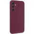 Чехол Silicone Case Lakshmi Premium з закритою камерою на Samsung Galaxy S26 FE – Бордовый / Plum. Фото 1 из 3