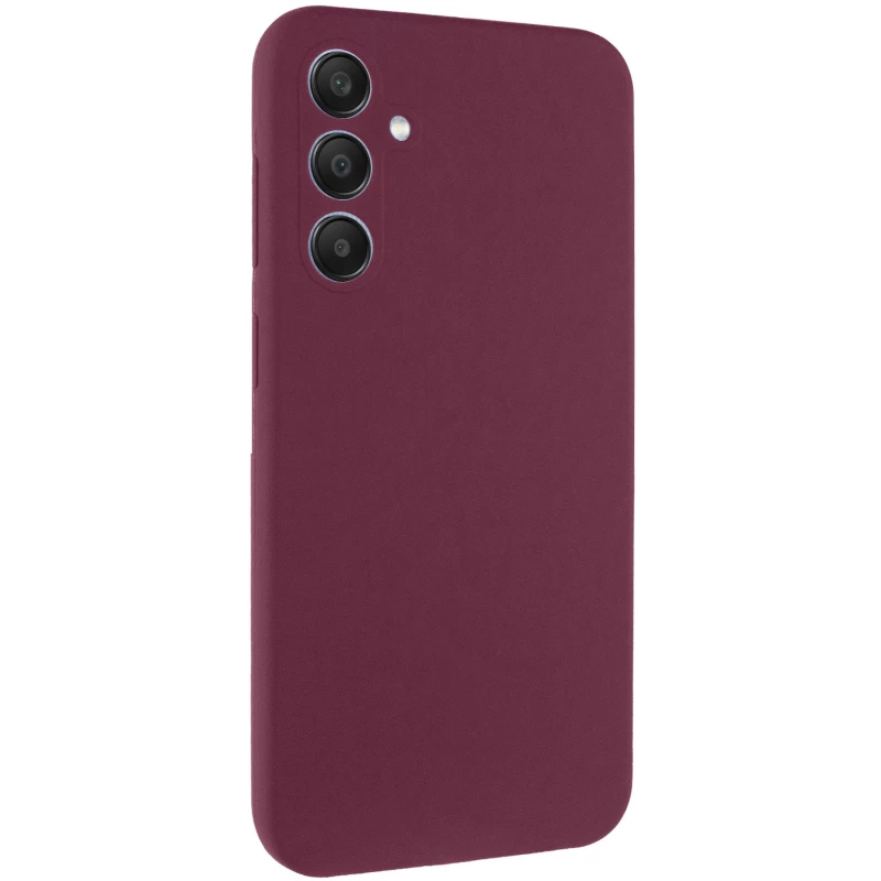 Чохол Silicone Case Lakshmi Premium з закритою камерою на Samsung Galaxy A36 5G – Бордовий / Plum. Фото 2 з 11