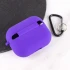 Силіконовий футляр з мікрофіброю для навушників Airpods Pro 2 – Фіолетовий / Ultra Violet. Фото 3 з 5