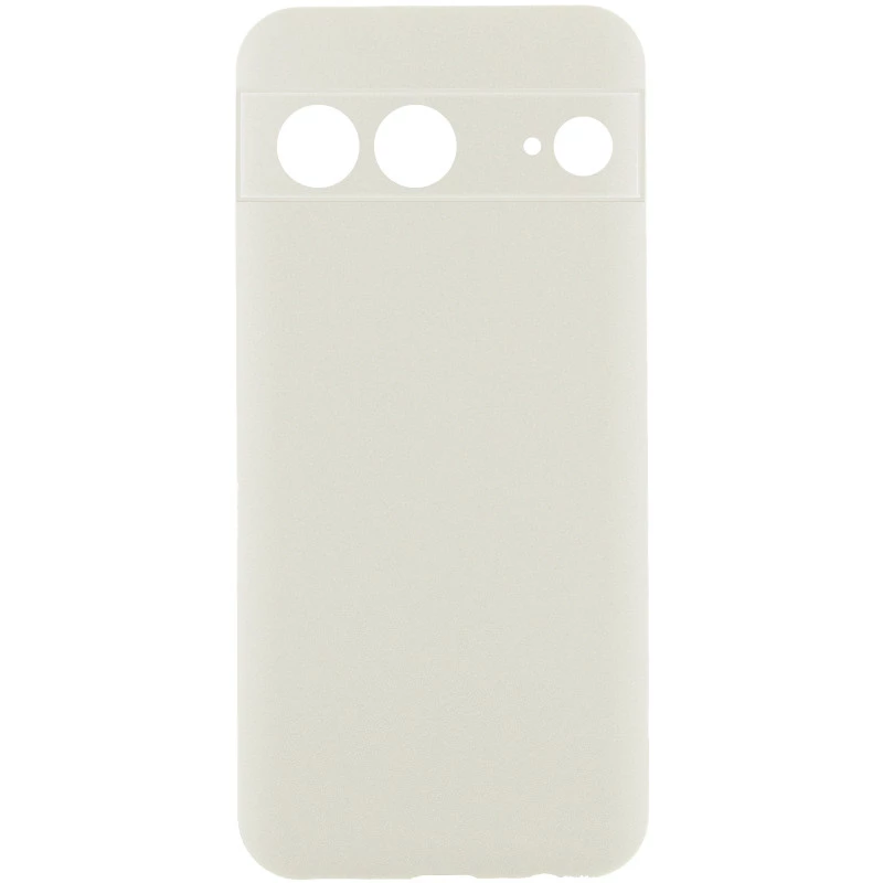 Чехол Silicone Case Lakshmi Plus с закрытой камерой для Google Pixel 7 – Белый / White. Фото 1 из 1