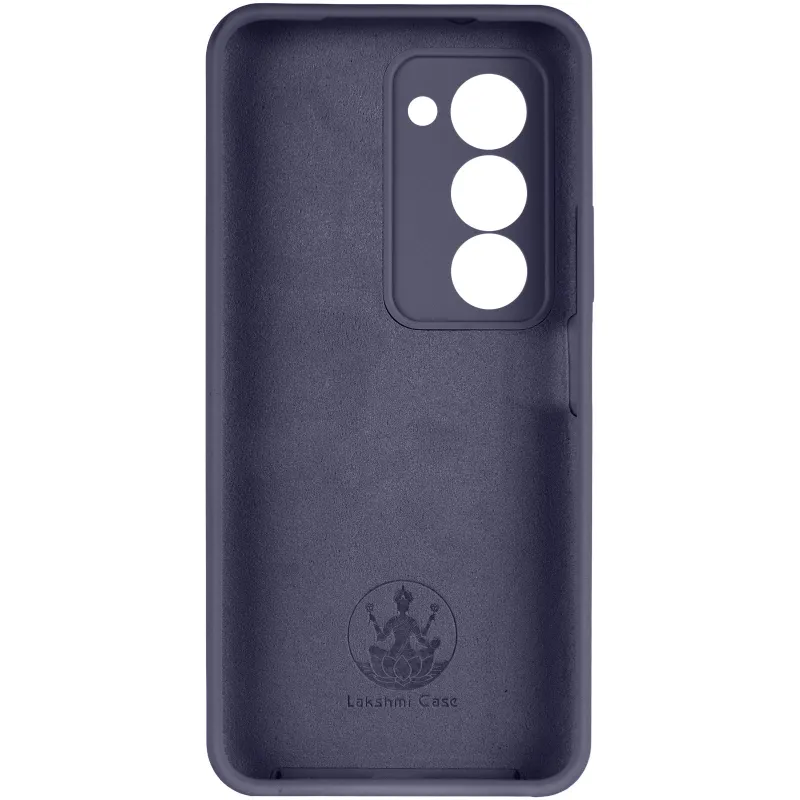 Чехол Silicone Case Lakshmi Premium з закритою камерою на Xiaomi Redmi 15 (EU) – Темно-синий / Midnight blue. Фото 5 из 8