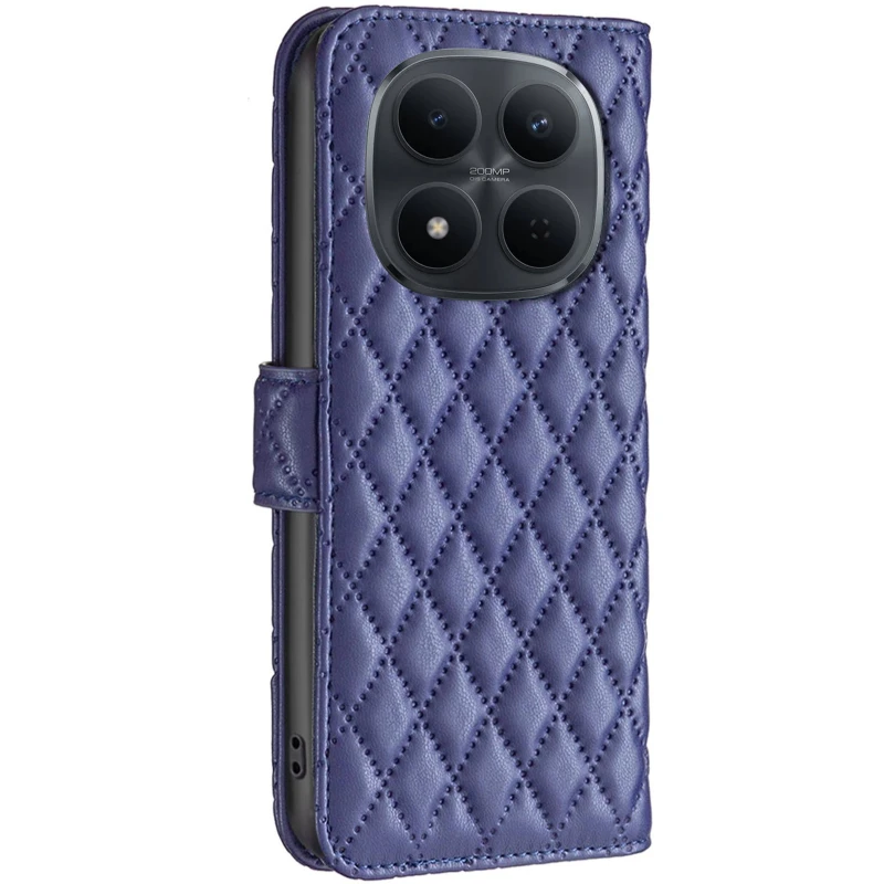 Кожаный чехол-книжка Sweet Line для Xiaomi Redmi Note 15 Pro 5G – Blue. Фото 2 из 4
