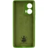 Чехол Silicone Case Lakshmi Plus с закрытой камерой для Motorola Edge 50 – Зеленый / Dark green. Фото 4 из 6