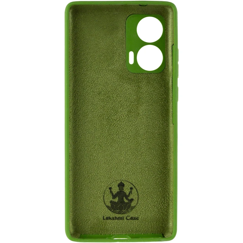 Чохол Silicone Cover Ummi Lakshmi Full Camera (AA) для Motorola Edge 50 – Зелений / Dark green. Фото 2 з 5