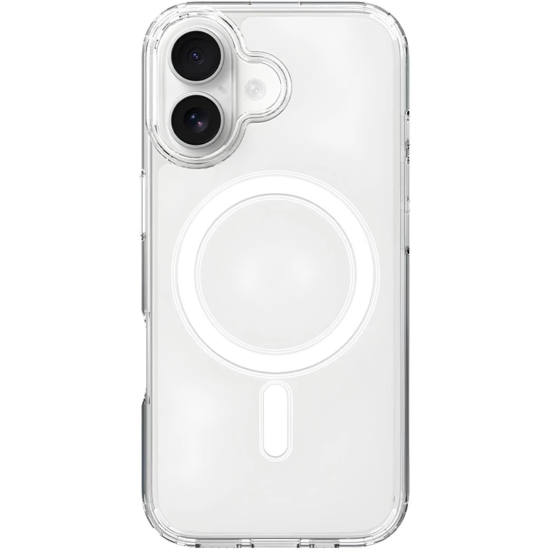 Чехол TPU Crystal Case with Magnetic Fit для Apple iPhone 16 – Clear. Фото 10 из 19