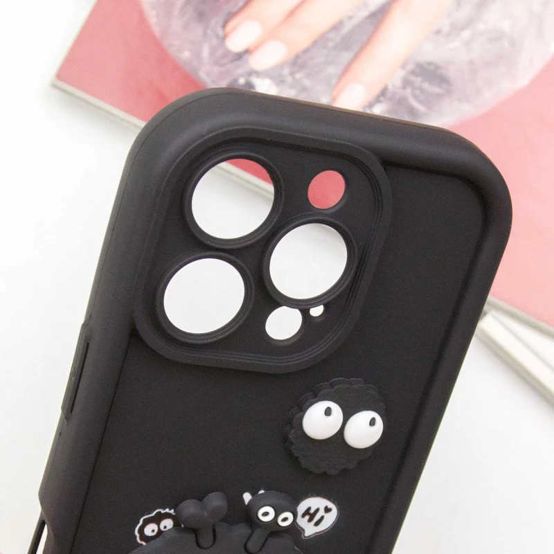 Чехол TPU Toys Case для Apple iPhone 16 Pro Max – Black / Melody. Фото 7 из 8