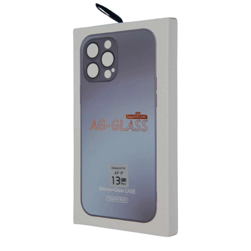 Силіконовий сапфірний чохол зі скляною поверхнею на Apple iPhone 11 Pro (5.8") фото 5 з 5