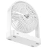 Настільний вентилятор Hoco HX65 ultra-thin desktop fan 2000 mAh – White. Фото 6 з 7