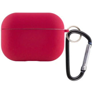 Силіконовий футляр з мікрофіброю для навушників Airpods Pro фото 1 з 5