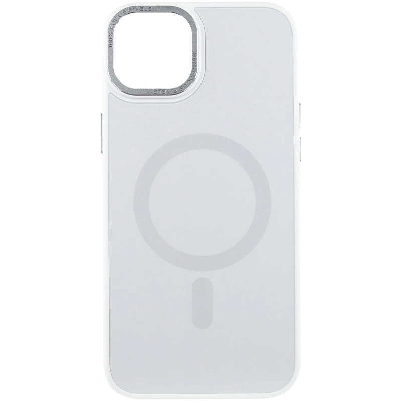 Силіконовий сапфіровий чохол з MagSafe на Apple iPhone 15 Plus (6.7") – Білий / White. Фото 3 Силіконовий сапфіровий чохол з MagSafe на Apple iPhone 15 Plus (6.7") – Білий / White. Фото 3 з 13