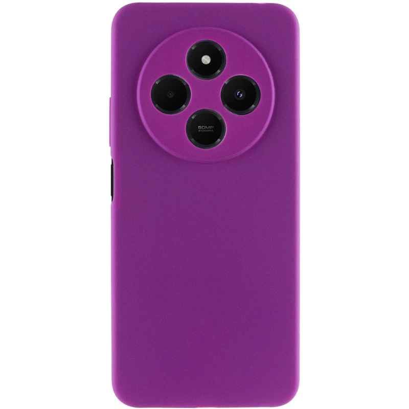 Чохол Silicone Case Lakshmi Plus з закритою камерою на Xiaomi Redmi 14C / Poco C75 – Фіолетовий / Purple. Фото 3 з 7
