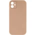 Чохол Silk Full Camera Protective (AA) NO LOGO для Apple iPhone 12 (6.1") – Бежевий / Desert Gold. Фото 1 з 1