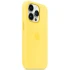 Чохол Silicone case (AAA) with Magsafe для Apple iPhone 14 Pro (6.1") – Жовтий / Canary Yellow. Фото 2 з 3