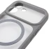 Чохол TPU GETMAN Moon Clear with MagSafe для Apple iPhone 16 – Grey. Фото 6 з 7