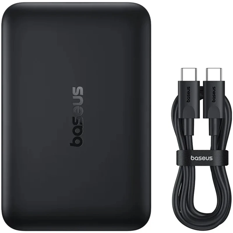 Портативное ЗУ Power Bank Baseus EnerFill FM11 30W с БЗУ 10000mAh (E00287) – Cosmic Black. Фото 2 из 3