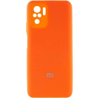 Чохол Silicone Case з закритим низом та захистом камери на Xiaomi Redmi Note 10 / Note 10s фото 1 з 4