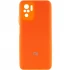 Чохол Silicone Case з закритим низом та захистом камери на Xiaomi Redmi Note 10 / Note 10s – Помаранчевий / Neon Orange. Фото 1 з 4