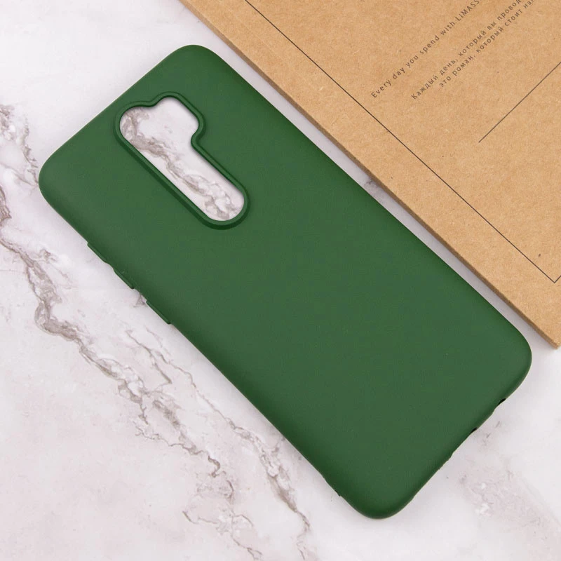 Чехол Silicone Case Lakshmi Elit для Xiaomi Redmi 9 – Зеленый / Dark green. Фото 4 из 4