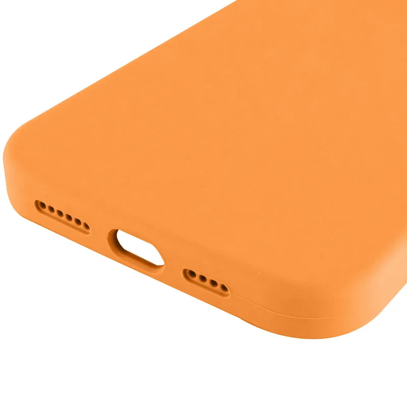 Чехол Silk Full Protective (AA) NO LOGO для Apple iPhone 17 Pro (6.3") – Оранжевый / Orange. Фото 4 из 4