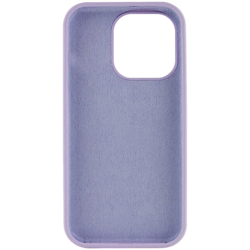 Чохол з закритим низом Silicone Case на Apple iPhone 14 Pro Max (6.7") – Бузковий / Lilac. Фото 5 з 7