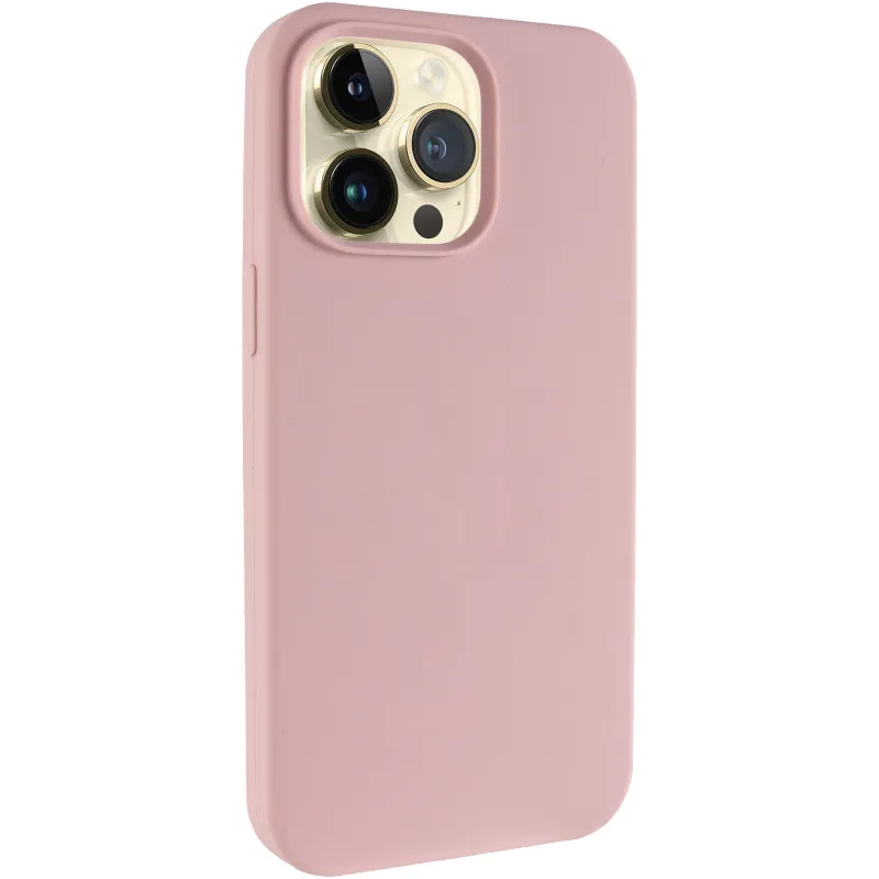 Чехол Silk Full Protective (AA) NO LOGO для Apple iPhone 15 Pro (6.1") – Розовый / Pink Sand. Фото 3 из 13