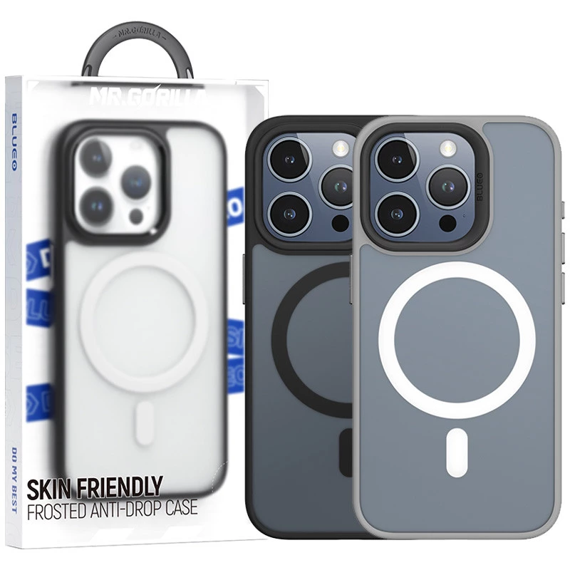 TPU+PC чехол Blueo Skin Friendly Frosted with MagSafe для Apple iPhone 15 Pro Max (6.7") фото 1 из 3