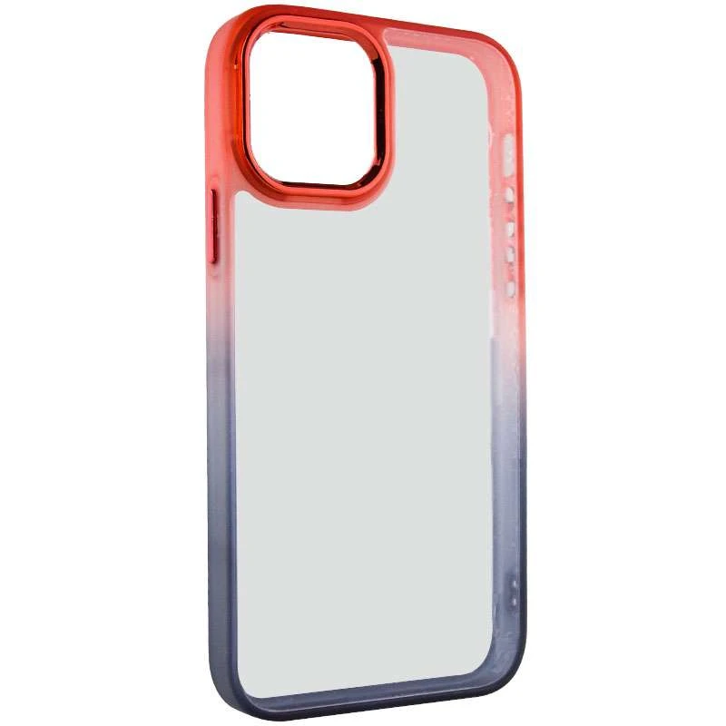 

Силіконовий чохол фреш на Apple iPhone 12 Pro Max (6.7") (Чорний / Червоний)
