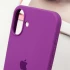 Чохол Silicone Case з закритим низом на Apple iPhone 16 – Фіолетовий / Grape. Фото 6 з 8