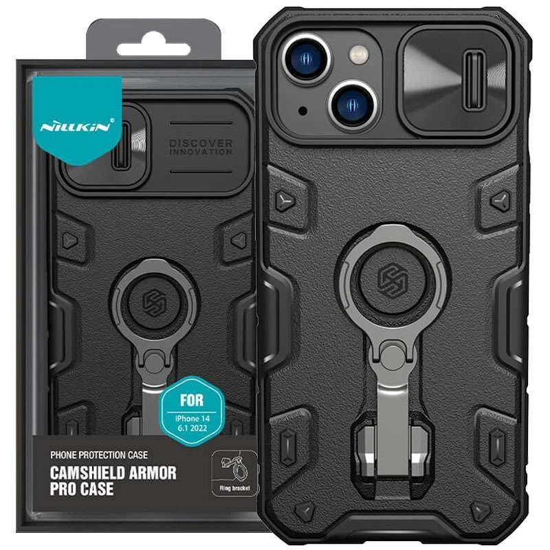 

TPU+PC чохол Nillkin CamShield Armor Pro (шторка для камери) на Apple iPhone 14 (6.1")