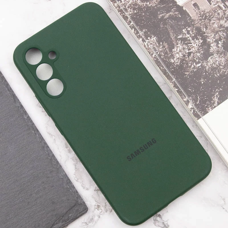 Чохол Silicone Case Lakshmi Premium L з закритою камерою на Samsung Galaxy S24+ – Зелений / Cyprus Green. Фото 7 з 10