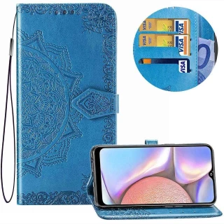 Кожаный чехол-книжка Art Case с визитницей для Samsung Galaxy A10s фото 1 из 5