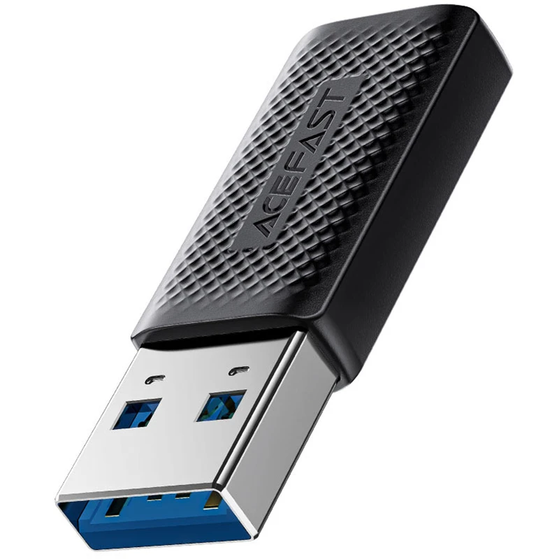 Переходник Acefast J2 USB Male to Type-C Female USB3.0 – Black. Фото 2 из 5