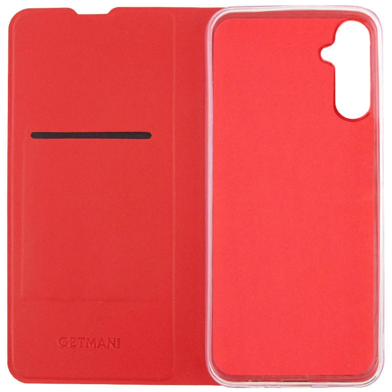 Элегантный чехол книга GETMAN для Samsung Galaxy A14 4G/5G – Красный. Фото 12 из 16
