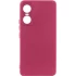 Чохол Silicone Case Lakshmi з закритою камерою на Tecno Pop 6 Pro – Бордовий / Marsala. Фото 1 з 3