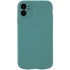 Чохол Silk Full Camera Protective (AA) NO LOGO для Apple iPhone 12 (6.1") – Зелений / Pine green. Фото 1 з 2